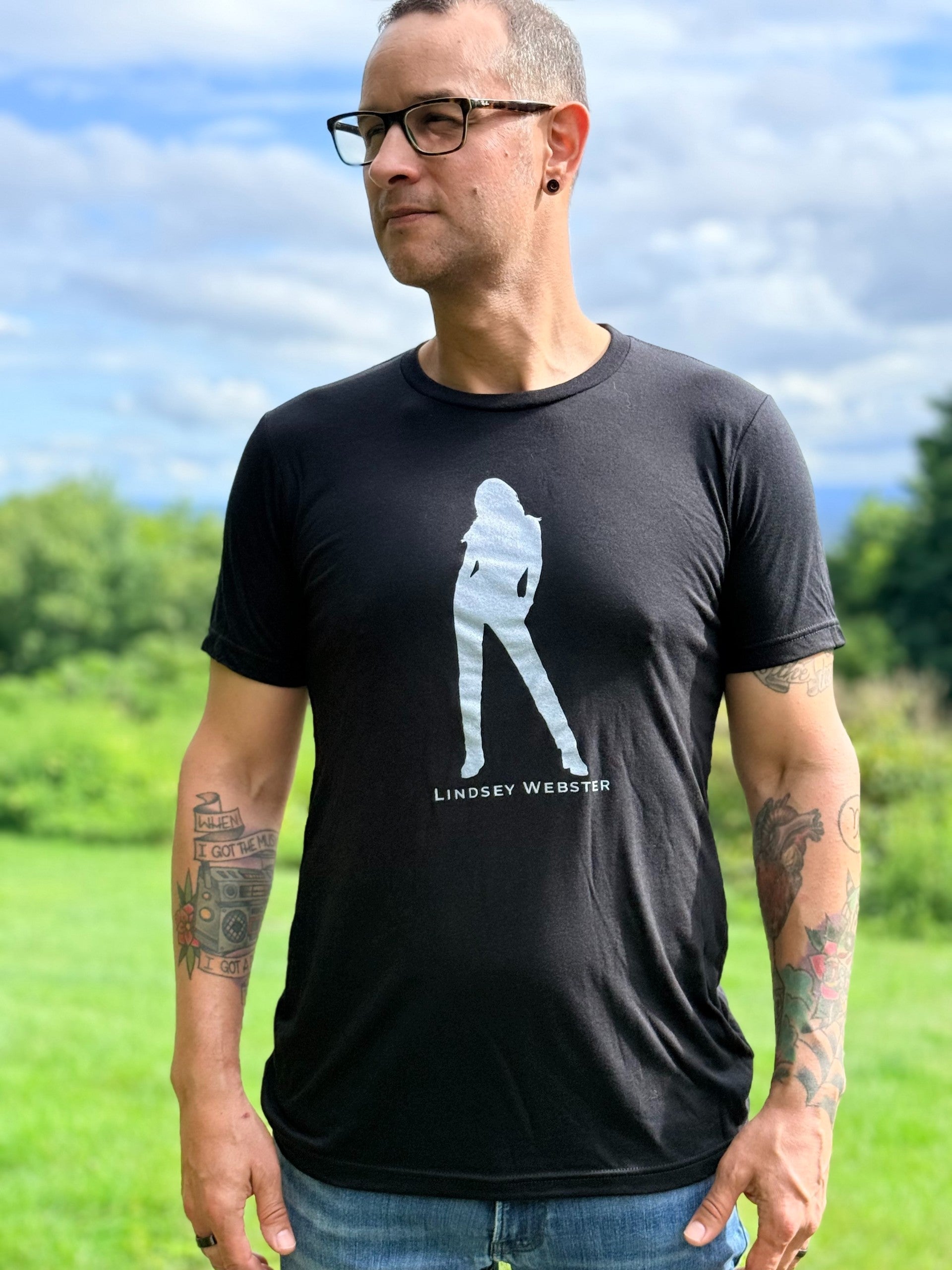 Metallic Silhouette Tee