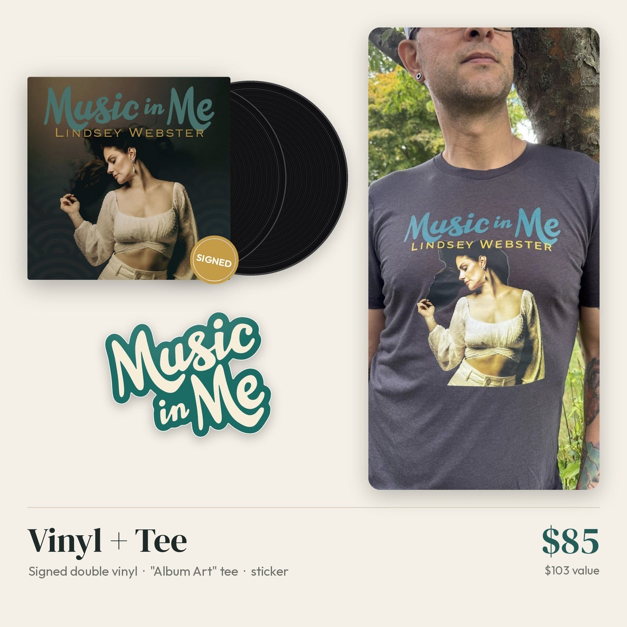 Vinyl + Tee